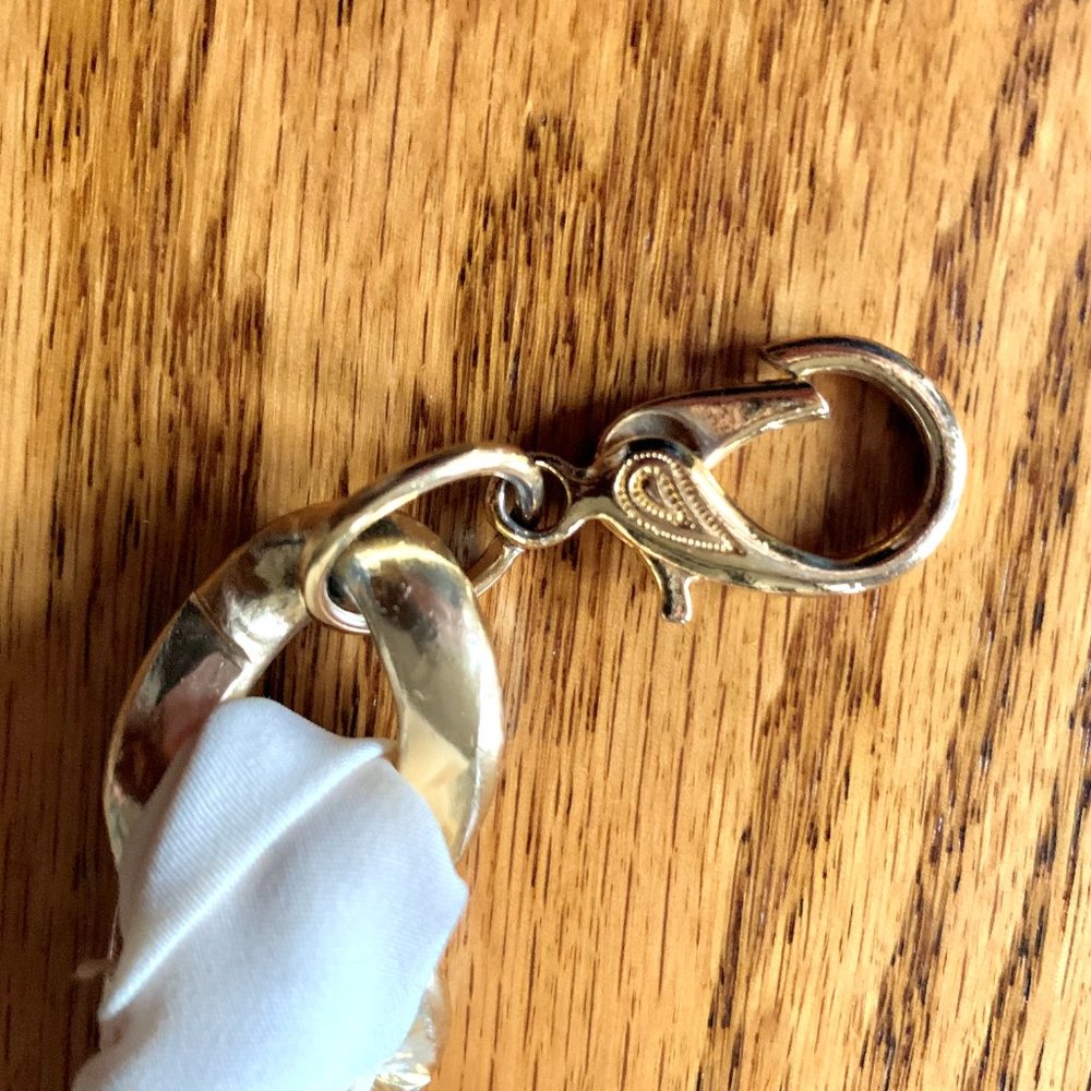 Silk and chain belt, 35" NWOT - Picture 7 of 7